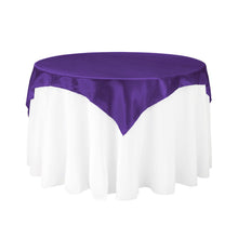 Load image into Gallery viewer, 60 in. Square Satin Overlay Purple