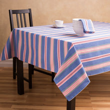 Load image into Gallery viewer, 60 X 84 in. Rectangular Striped Cotton Tablecloth (3 Colors)