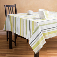 Load image into Gallery viewer, 60 X 84 in. Rectangular Striped Cotton Tablecloth (3 Colors)