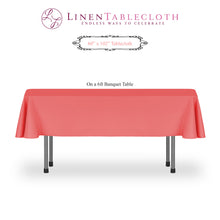 Load image into Gallery viewer, 60 X 102 in. Rectangular Polyester Tablecloth