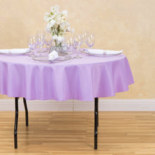 Load image into Gallery viewer, 70 in. Round Polyester Tablecloth Lavender
