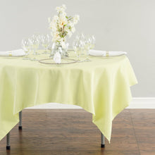 Load image into Gallery viewer, 70 in. Square Polyester Tablecloth Tea Green