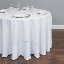 Load image into Gallery viewer, 72 in. Square Sequin Overlay White