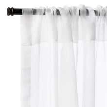 Load image into Gallery viewer, 58 x 120 in. Sheer Backdrop Draping