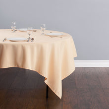 Load image into Gallery viewer, 85 in. Square Polyester Tablecloth Cantaloupe