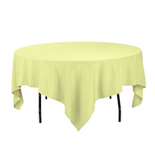 Load image into Gallery viewer, 85 in. Square Polyester Tablecloth Tea Green