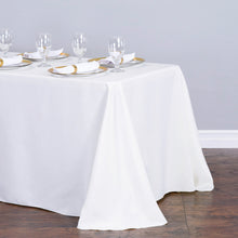 Load image into Gallery viewer, 90 X 156 in. Rectangular with Round Corners Polyester Tablecloth
