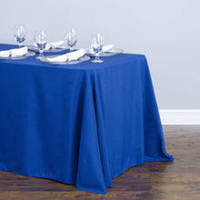 Load image into Gallery viewer, 90 X 132 in. Rectangular with Round Corners Polyester Tablecloth