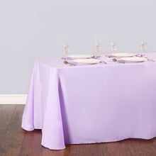 Load image into Gallery viewer, 90 x 132 in. Rectangular Polyester Tablecloth Lavender