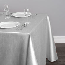 Load image into Gallery viewer, 90 X 132 in. Rectangular Shantung Silk Tablecloth (9 Colors)