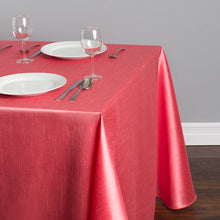 Load image into Gallery viewer, 90 X 132 in. Rectangular Shantung Silk Tablecloth (9 Colors)