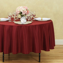 Load image into Gallery viewer, 90 in. Round Polyester Tablecloth (20 Colors)