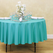 Load image into Gallery viewer, 90 in. Round Polyester Tablecloth (20 Colors)