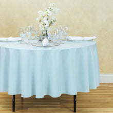 Load image into Gallery viewer, 90 in. Round Polyester Tablecloth (20 Colors)