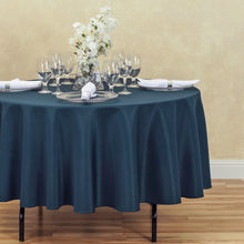 Load image into Gallery viewer, 90 in. Round Polyester Tablecloth (20 Colors)