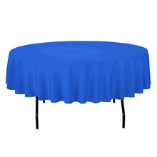 Load image into Gallery viewer, 90 in. Round Cotton-Feel Tablecloth (5 Colors)