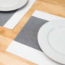 Load image into Gallery viewer, 13 X 19 in. Single Striped Cotton Placemats 4/Pack (7 Colors)