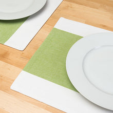 Load image into Gallery viewer, 13 X 19 in. Single Striped Cotton Placemats 4/Pack (7 Colors)