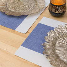 Load image into Gallery viewer, 13 X 19 in. Single Striped Cotton Placemats 4/Pack (7 Colors)