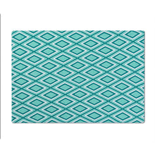 Load image into Gallery viewer, 13 X 19 in. Diamond Print Cotton Placemats 4/Pack Coral