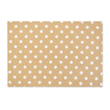 Load image into Gallery viewer, 13 X 19 in. White Polka Dots Cotton Placemats 4/Pack (6 colors)
