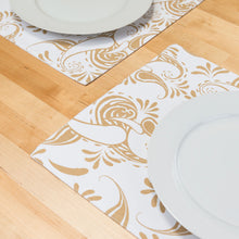 Load image into Gallery viewer, 13 X 19 in. Paisley Cotton Placemats 4/Pack (14 colors)