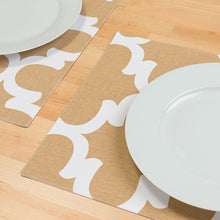 Load image into Gallery viewer, 13 X 19 in. Trellis Design Cotton Placemats 4/Pack (7 Colors)