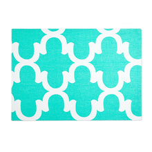 Load image into Gallery viewer, 13 X 19 in. Trellis Design Cotton Placemats 4/Pack (7 Colors)