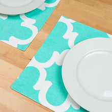 Load image into Gallery viewer, 13 X 19 in. Trellis Design Cotton Placemats 4/Pack (7 Colors)