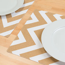Load image into Gallery viewer, 13 X 19 in. Chevron Cotton Placemats 4/Pack (13 Colors)