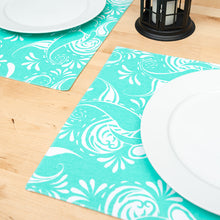 Load image into Gallery viewer, 13 X 19 in. Paisley Cotton Placemats 4/Pack (14 colors)