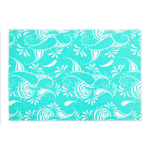 Load image into Gallery viewer, 13 X 19 in. Paisley Cotton Placemats 4/Pack (14 colors)