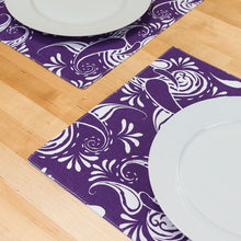 Load image into Gallery viewer, 13 X 19 in. Paisley Cotton Placemats 4/Pack (14 colors)