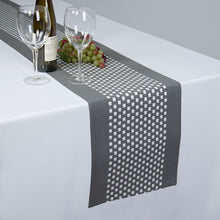 Load image into Gallery viewer, 13 X 90 in. Basketweave Stripe Cotton Table Runner (7 Colors)