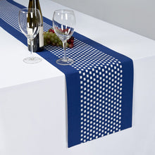Load image into Gallery viewer, 13 X 90 in. Basketweave Stripe Cotton Table Runner (7 Colors)