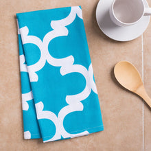 Load image into Gallery viewer, 18 x 28 in. Trellis Cotton Kitchen Towels 2/Pack (12 Colors)
