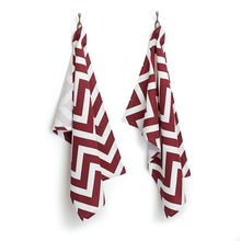 Load image into Gallery viewer, 18 x 28 in. Chevron Kitchen Towels 2/Pack (14 colors)