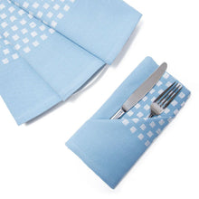 Load image into Gallery viewer, 18 X 18 in. Basketweave Stripe Cotton Napkins 4/Pack