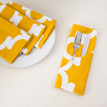 Load image into Gallery viewer, 19 X 19 in. Trellis Cotton Napkins 4/Pack
