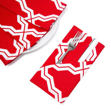 Load image into Gallery viewer, 19 X 19 in. Moroccan Print Cotton Napkins 4/Pack (3 Colors)