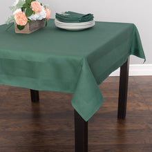 Load image into Gallery viewer, 54 in. Satin Band Square Cotton Tablecloth (7 Colors)
