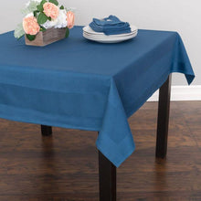 Load image into Gallery viewer, 54 in. Satin Band Square Cotton Tablecloth (7 Colors)