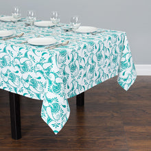Load image into Gallery viewer, 60 in. Square Paisley Cotton Tablecloth (7 Colors)