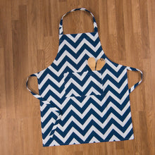 Load image into Gallery viewer, Cotton Chevron Chef Apron