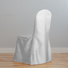 Load image into Gallery viewer, Satin Banquet Chair Cover Silver