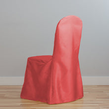Load image into Gallery viewer, Satin Banquet Chair Cover Red