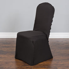 Load image into Gallery viewer, Satin Rosette Stretch Banquet Chair Cover (3 Colors)