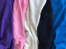 Load image into Gallery viewer, Rose Embossed Stretch Banquet Chair Cover (5 Colors)