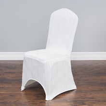 Load image into Gallery viewer, Wavy Stretch Banquet Chair Cover (9 Colors)