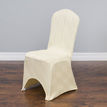 Load image into Gallery viewer, Wavy Stretch Banquet Chair Cover (9 Colors)